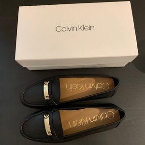 NWT- Calvin Klein Women’s Flats Black Loafers
